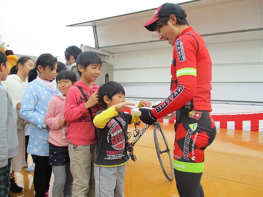 宇都宮ブリッツェン飯野選手からプレゼント♫