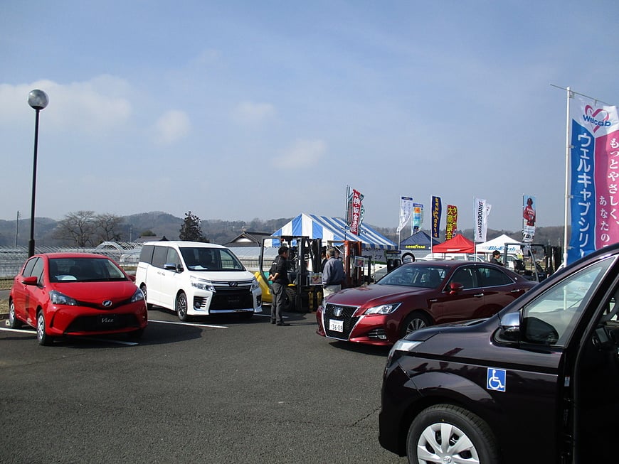 自動車展示コーナー♪