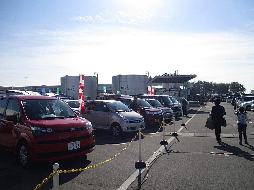 自動車展示コーナー