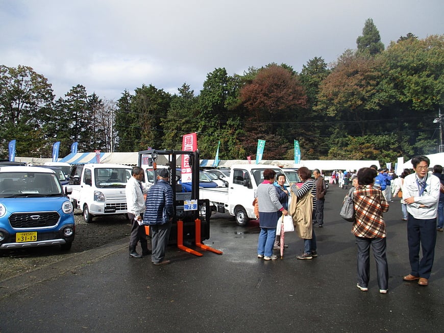 自動車展示コーナー