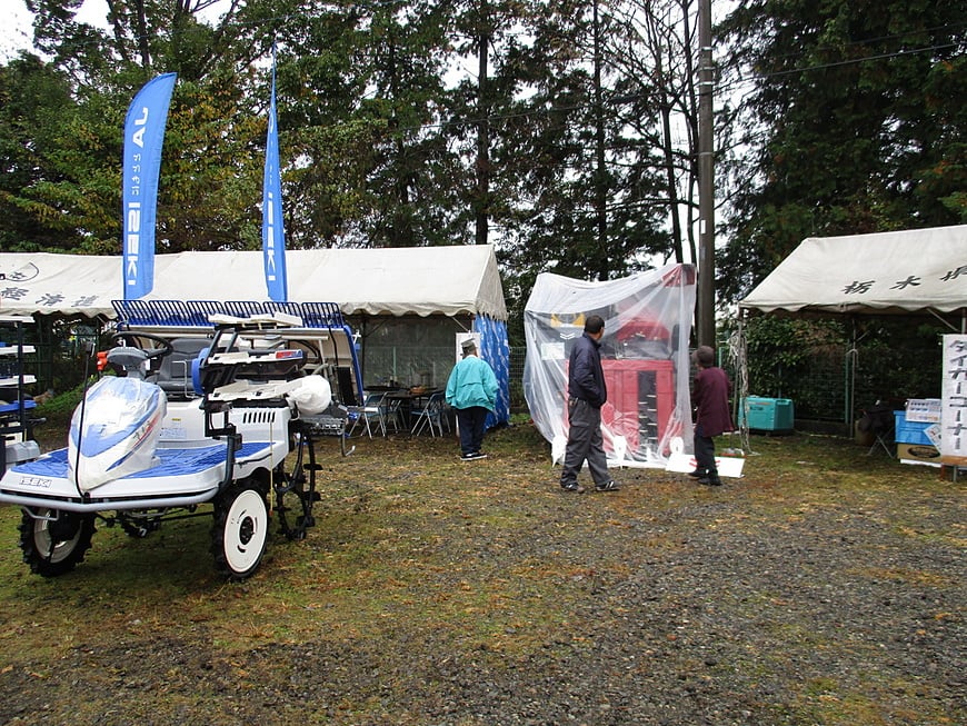 農業機械展示コーナー